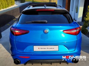 Alfa Romeo Stelvio Roof Spoiler - Carbon Fiber - Stile Italia 